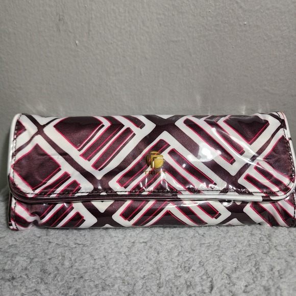 Trina‎ Turk Envelope Bag Makeup / Brushes/ Jewelry - Picture 1 of 5